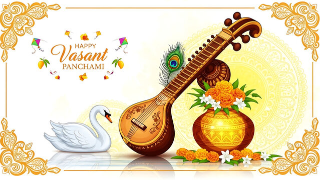 Happy vasant panchami celebration