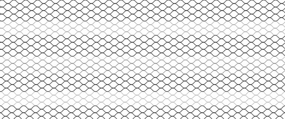 Curved net pattern. Seamless design for sportswear or equipment like soccer goals, volleyball nets, basketball hoops, hockey nets, and athletic gear © Faisol