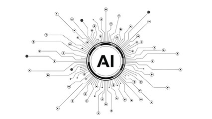 AI Circuit Board: Artificial Intelligence Network