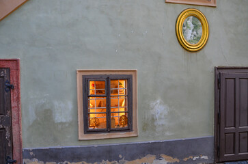 Czech Republic, Prague September 6, 2025,  Golden Lane (Zlat&aacute; ulička) is a picturesque street in Prague, known for its historic buildings, associated with many famous literary figures, such as Kafka