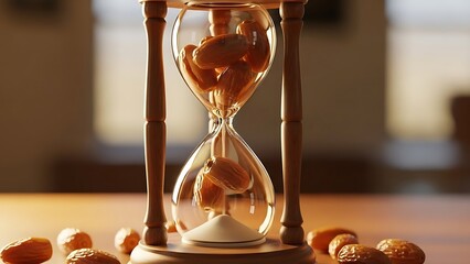 Stone Eggs in Hourglass: Time and Fertility Concept
