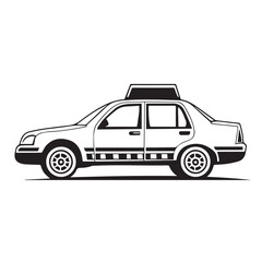 Obraz premium police car vector