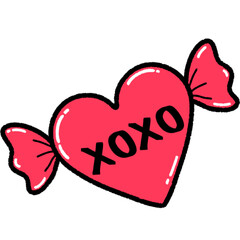 Heart, Candy xoxo Valentine's Day