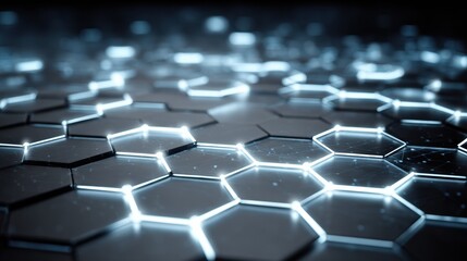 Obraz premium Exploring Ethical Ai Concepts With Digital Shapes and Neutral Lighting in a Soft Background Setting