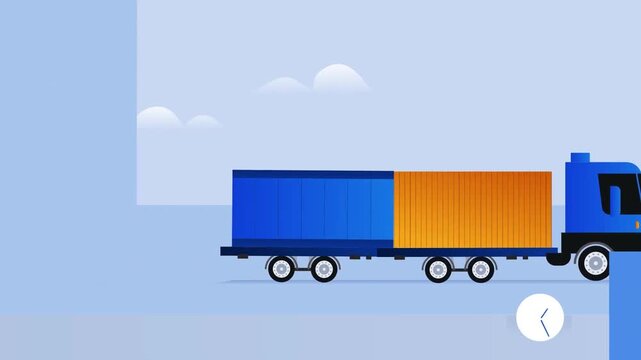 Container Transportation from Seaport to Inland Destination by Trucks