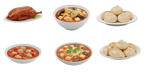 Asian Cuisine Delights Platter