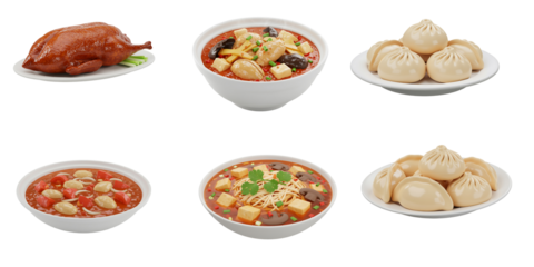 Asian Cuisine Delights Platter