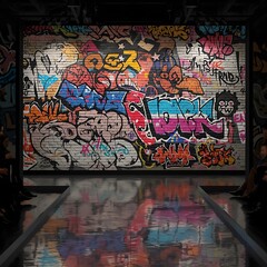 graffiti on the wall