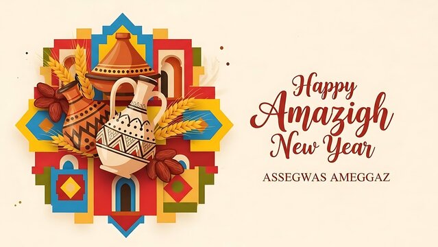 happy amazigh new year , happy Yennayer
