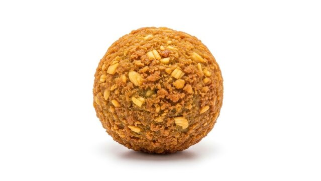 Ramadan single food Falafel ball isolated on a pure white background | Ramadan, Iftar, Sehri, Food, Meal, Dinner, Breakfast, Islam, Muslim, Fasting, single.