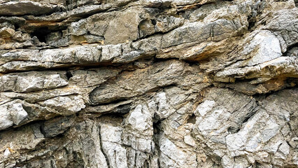 自然の造形が美しい岩のテクスチャ