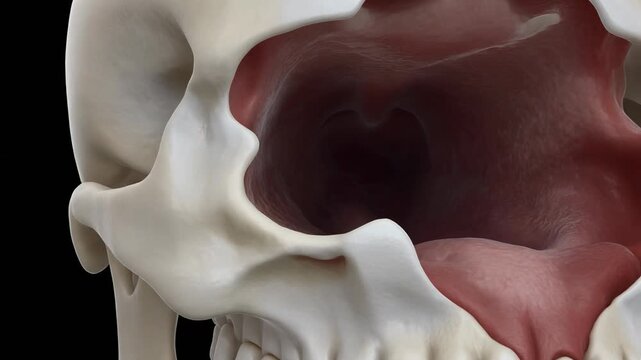 3D Animation of the Human Anterior Ethmoidal Foramen and Nasal Cavity