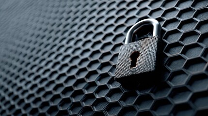Background With Lock Design Representing Cyber Protection and Security in a Modern Setting