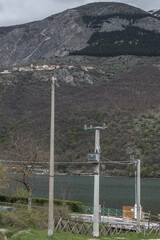 Strommasten in den Abruzzen