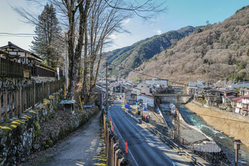 中山道福島宿（木曽福島）