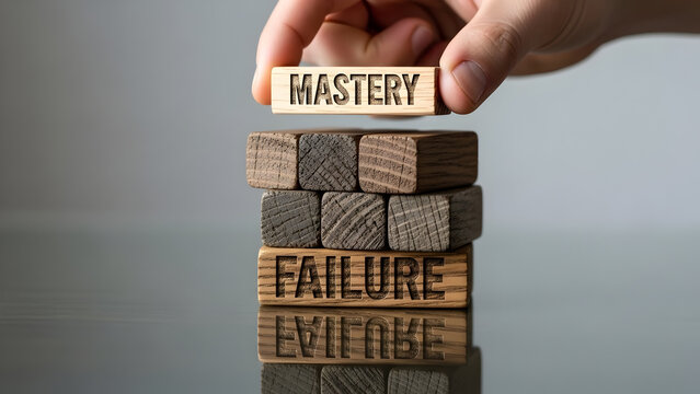 The path to mastery begins by building upon the lessons learned from failure in business or life illustration