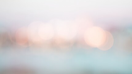 Gentle Luminosity: Soft, out-of-focus lights gently cascade, casting a dreamy and ethereal aura. Their subtle hues blend into a symphony of pastel tones