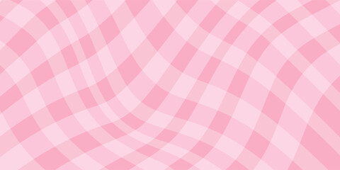 Abstract pink candy seamless plaid pattern. Sweet pastel pink gingham pattern, pink plaid