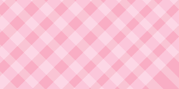 Abstract pink candy seamless plaid pattern