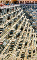 Chand Baori in Abhaneri, built in the 8th&ndash;9th century CE by King Chanda, is a deep, geometric stepwell with 3,500 steps, showcasing ancient water conservation, climate-smart design.