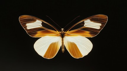 Golden butterfly wings close up nature wildlife macro photography