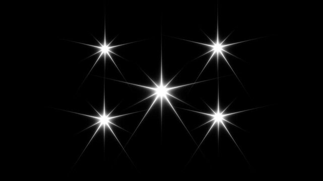 Glitter star, Twinkling light, glitter doodle stars, glowing line motion, starlight dust line, white cartoon fairy stars, Shimmering light,magic flash or glitter motion explosion animated effect. 4k