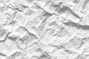 Fototapeta premium Crumbled Paper Texture: Intricate details of a crumpled paper. The creases, folds, and subtle shadows create a fascinating display.