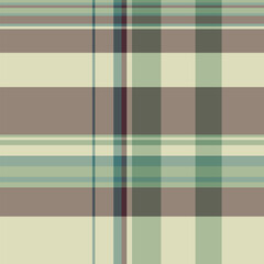 Fototapeta premium Subtle plaid pattern with muted earth tones soft hues. Versatile for backgrounds, textiles, graphics conveys warmth, nostalgia, a classic aesthetic.