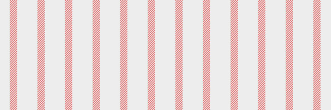 Sarpet vertical lines pattern, italy fabric background textile. Ped texture stripe seamless vector in white and red colors.