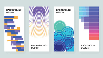 Vibrant background designs for modern digital projects and presentations