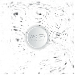 Creative abstract black and white halftone background for graphics