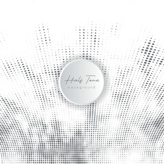 Creative abstract black and white halftone background for graphics