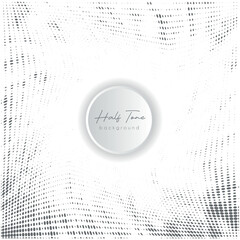 Creative abstract black and white halftone background for graphics