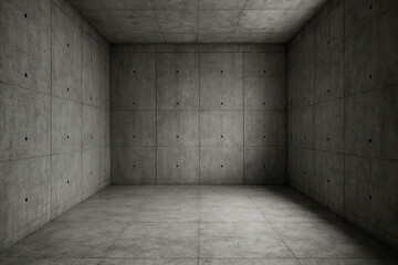 empty room space concrete wall background texutre