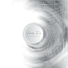 Creative abstract black and white halftone background for graphics