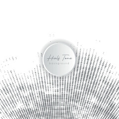 Creative abstract black and white halftone background for graphics