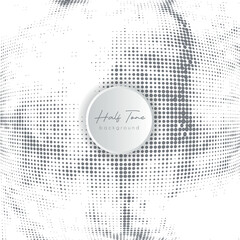 Creative abstract black and white halftone background for graphics