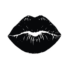 kissmark vector on white background