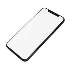 Sleek black smartphone case with full coverage screen protection
