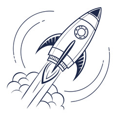 Minimal Future Launch Inspired Forward Motion Abstract Logo