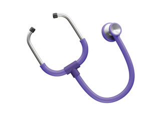 Stethoscope icon 3d render illustration 