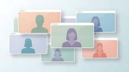 social media concept. GENERATIVE AI