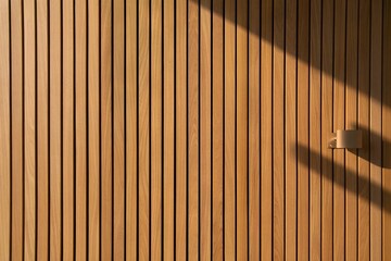 Modern Wooden Wall Texture with Accent Lighting