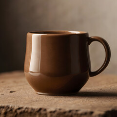 cup of coffee on wooden table