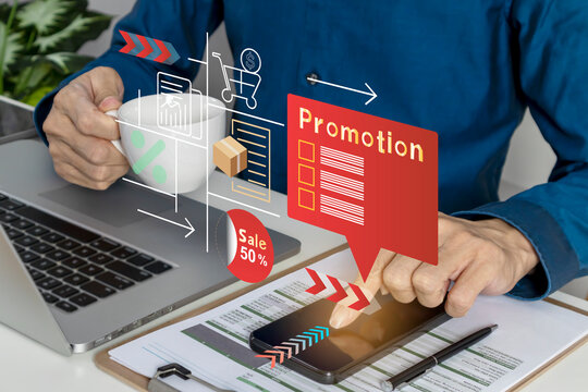 The concept of promoting products and services to stimulate sales during a specific period of time, generating revenue for the store.