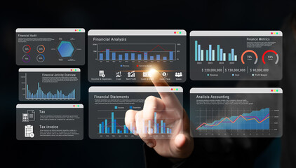 Financial dashboard improves data analytics reporting, performance tracking, and strategic decision making Parse
