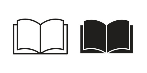 Books icons for templates, web design and infographics