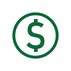 Obraz premium dollar icon vector illustration