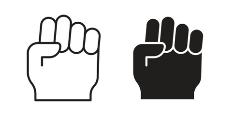 Empowerment icons for templates, web design and infographics