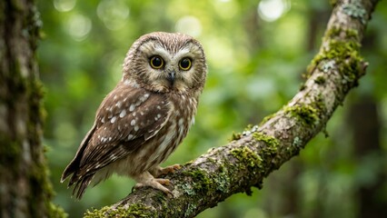 Obraz premium Saw-Whet Owl